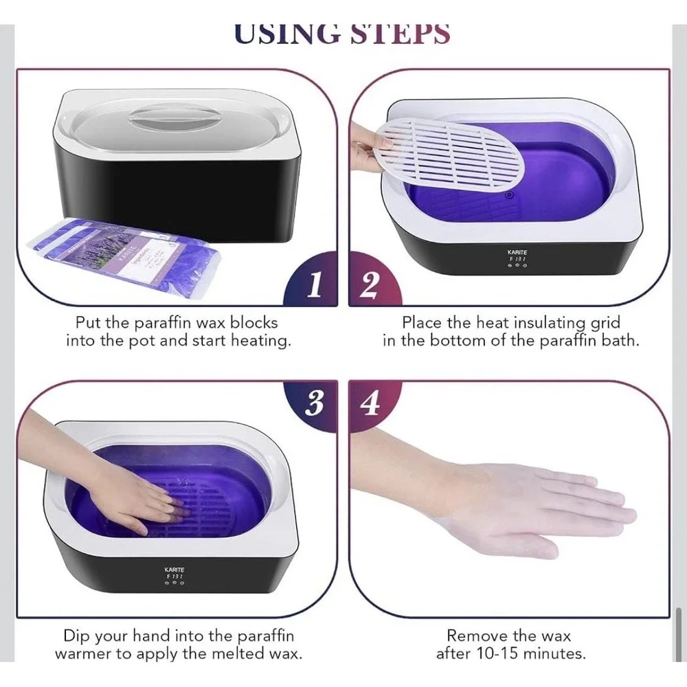 12N29/ Paraffin Wax Machine for Hand and Feet Paraffin Wax Bath 4000ml Paraffin